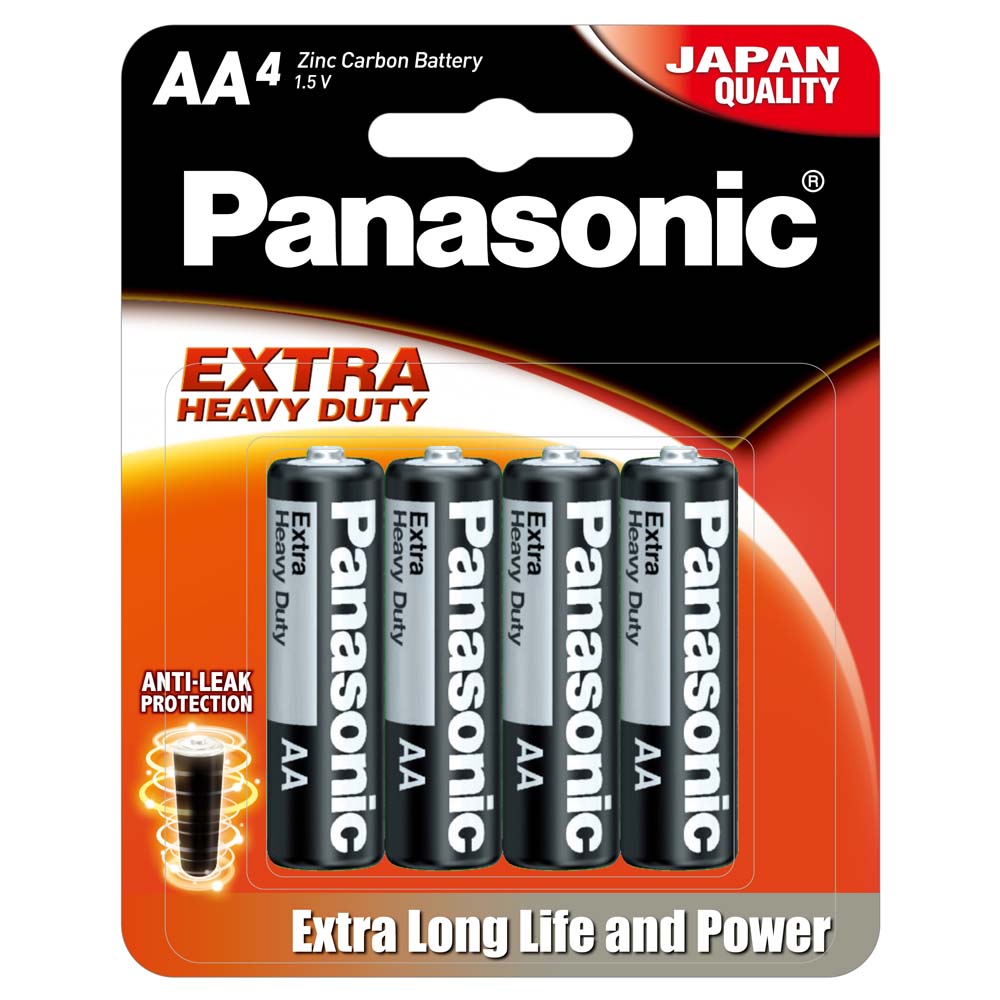 Panasonic Aa Battery Extra Heavy Duty (4Pk)