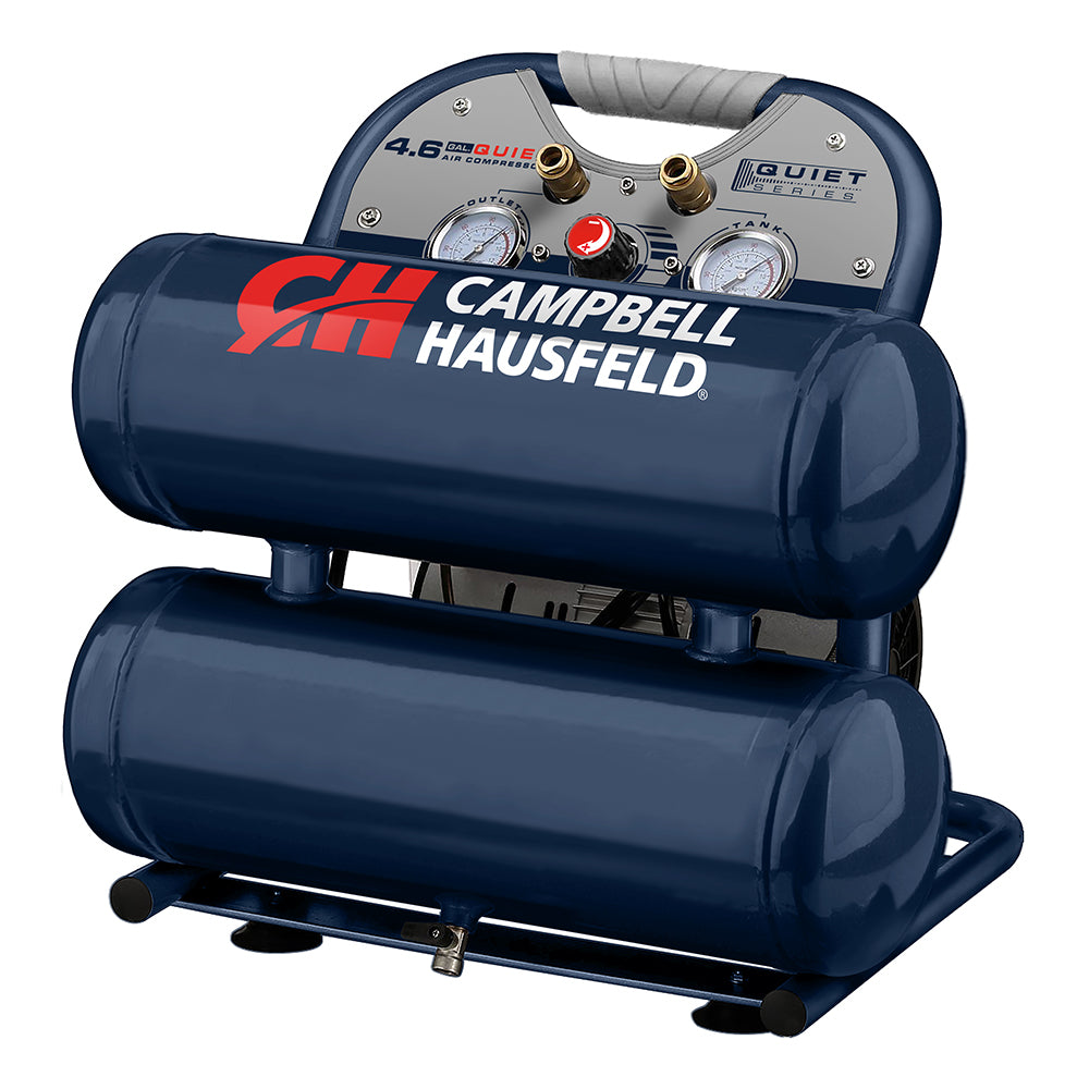 Campbell Hausfeld Twin Stack 1Hp Oil Free Compressor 17L Tanks