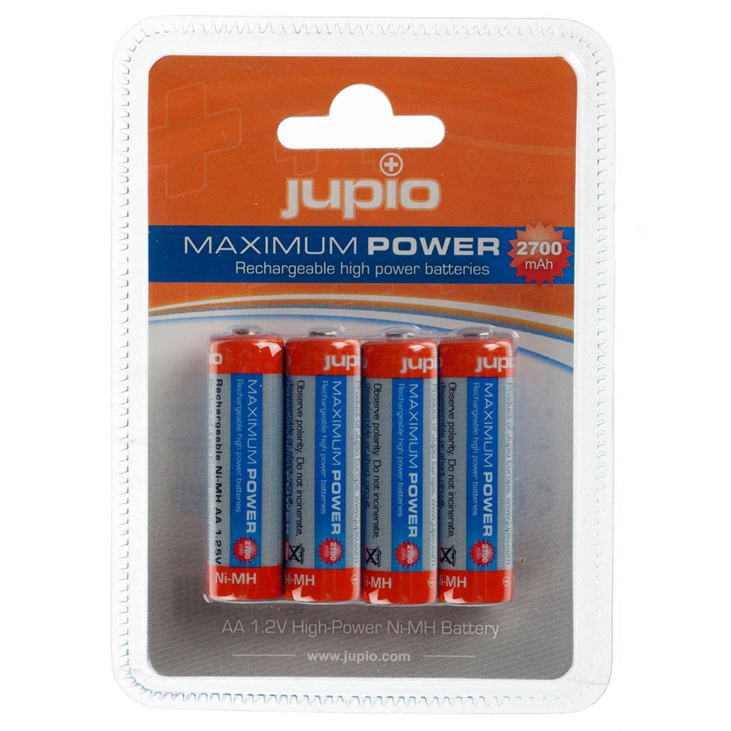 Jupio Rechargable Battery Aa 2700Mah 4Pk