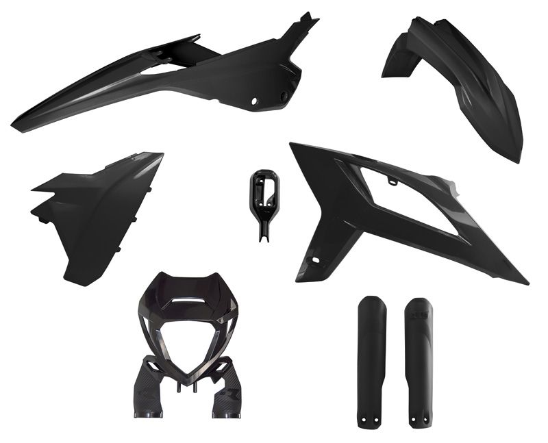 Plastics Kit Rtech Beta 20-22 6 Piece Kit Black