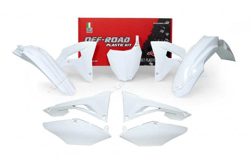 Plastics Kit Rtech 6 Piece Includes Airbox Covers Crf450Rx  17-18  White