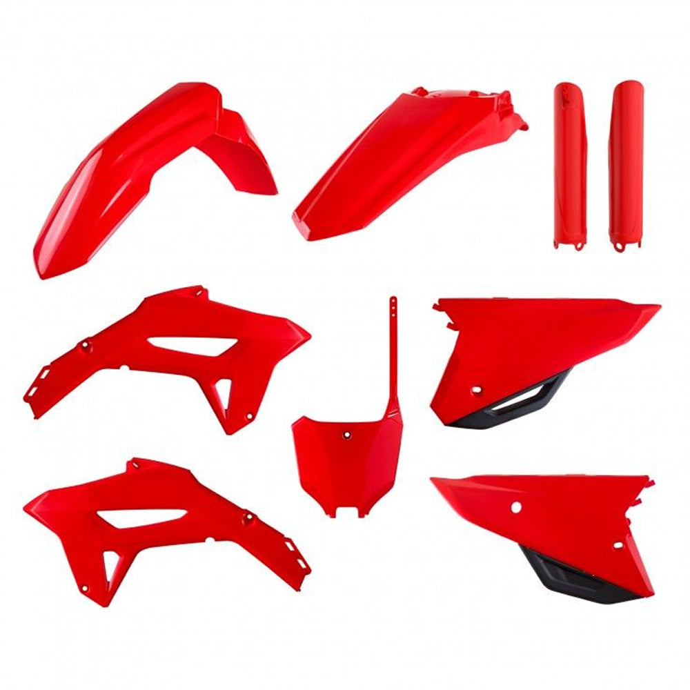 Plastics Kit Rtech 7 Piece Includes Airbox Covers & Fork Protectors Crf250R 2022 Crf450R 21-22 Red