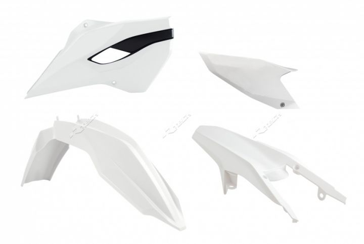 Plastics Kit Rtech Husaberg Te125 Te250 Te300 Fe350 13-14 White