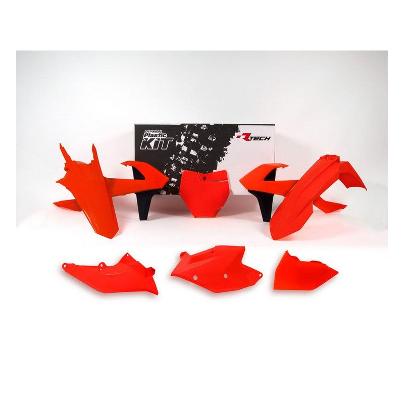 Plastics Kit Rtech  Ktm 125Sx 150Sx 250Sxf 350Sxf 450Sxf 16-18 250Sx 250Xc 300Xc 250Xcf  Neon Orange