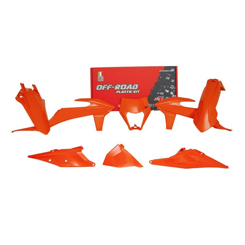 Plastics Kit Rtech Ktm 125Xcw 150Exc Tpi 250Exc Tpi 300Exc Tpi 350Excf 450Excf 500Excf  Full Orange