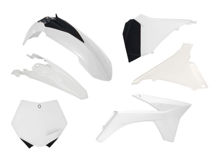 Plastics Kit Rtech Front Fender, Rear Fender, Radiator Shrouds, Airbox Covers & Front Number Plate