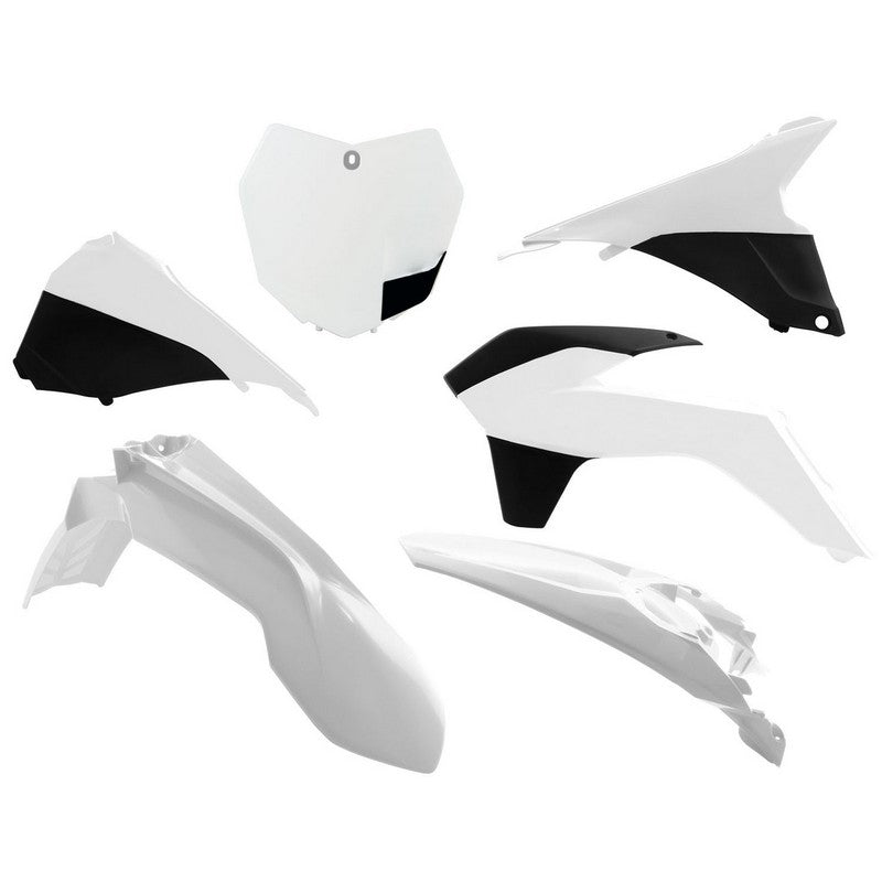 Plastics Kit Rtech 6 Piece White Black