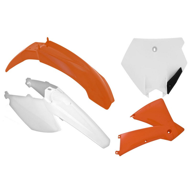 Plastics Kit Rtech Front &Rear Fenders Sidepanels &Radiator Shrouds &Front Numberplate Ktm85Sx