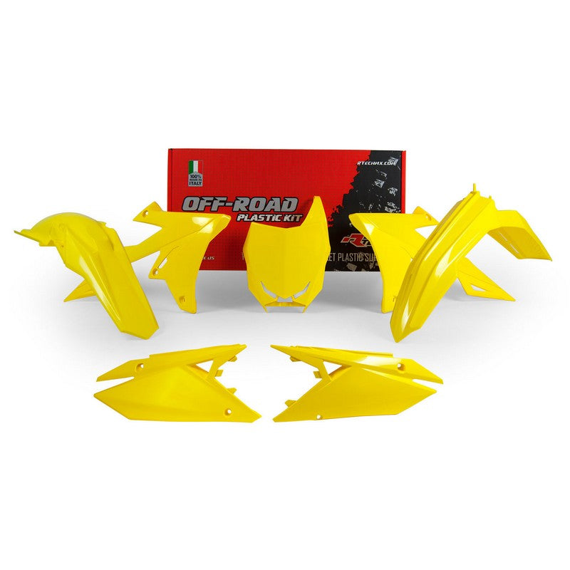 Plastics Kit Rtech Suzuki  Rmz450 18-21  Rmz250 19-21 Yellow