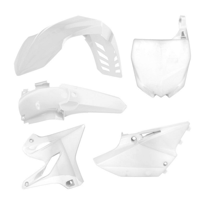 Plastics Kit Rtech Yamaha Yz125 Yz250 15-21 Yz250X 16-21 Wr250 16-20 White