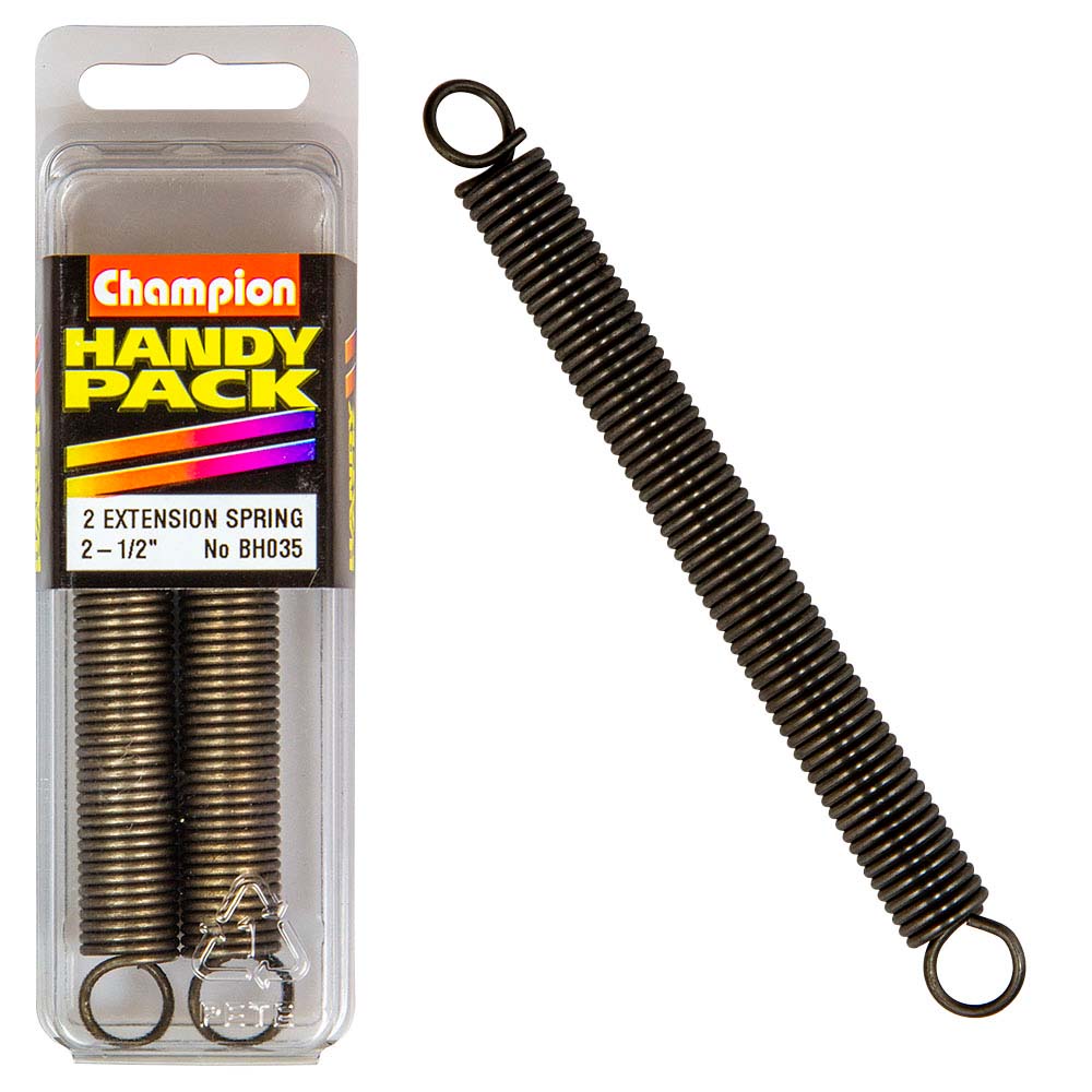 Champion 2-1/2In X 1/2In X 17G Extension Springs