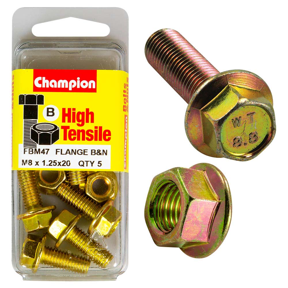 Champion Flange Bolt M8 X 20 (B) - Gr8.8