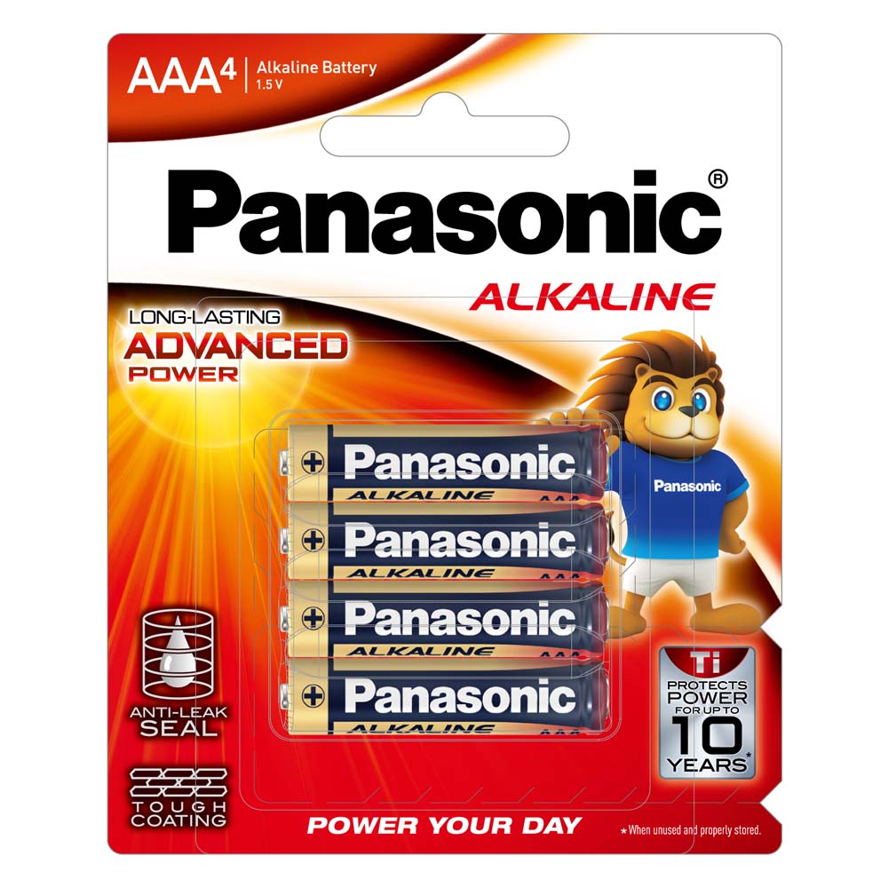 Panasonic Aaa Battery Alkaline (4Pk)