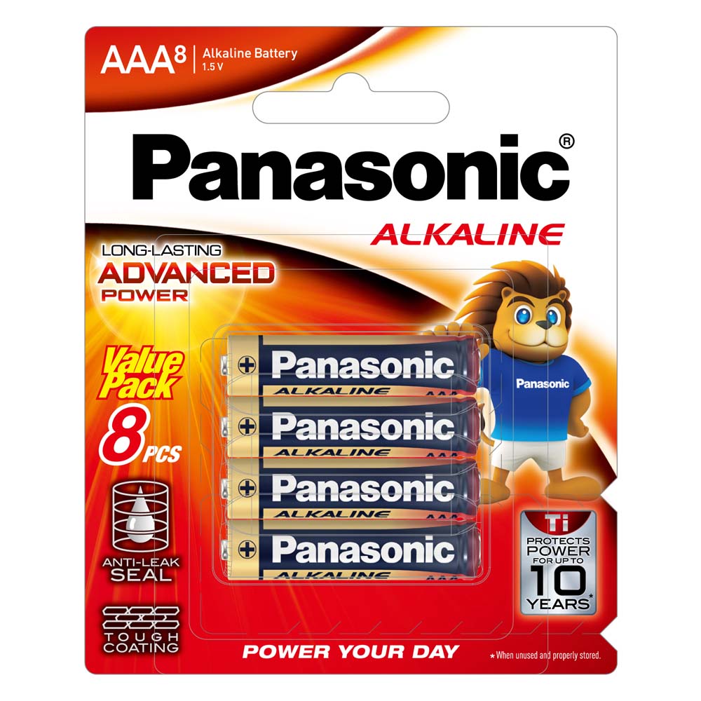 Panasonic Aaa Battery Alkaline (8Pk)