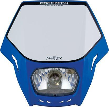 Headlight Rtech Matrix Tm E9 Cert Park Light & Halogen Ba20D 12V 35W Bulb & Holders & Fork Straps