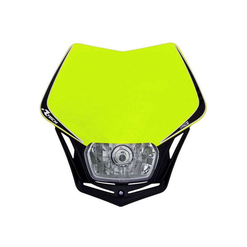 Full Led Headlight Rtech V-Face Neon Yellow Black