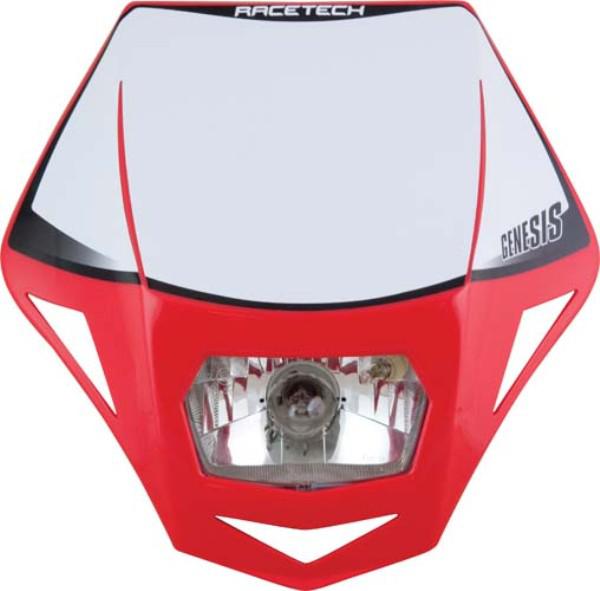 Headlight Genesis Rtech Crf Red  E9 Certification For Street Use