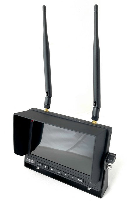 Mongoose Wireless 7" Commercial Monitor + 1 Camera (Up To 4 Cameras)
