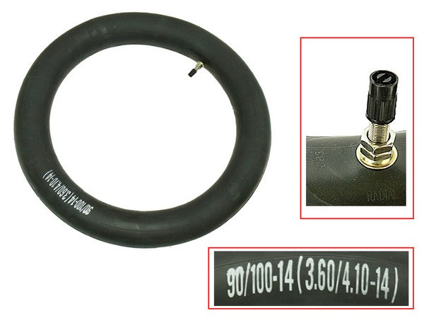 Heavy Duty Tube Tyre Tech 90/100-14 | 3.60/4.10-14 3Mm Thickness