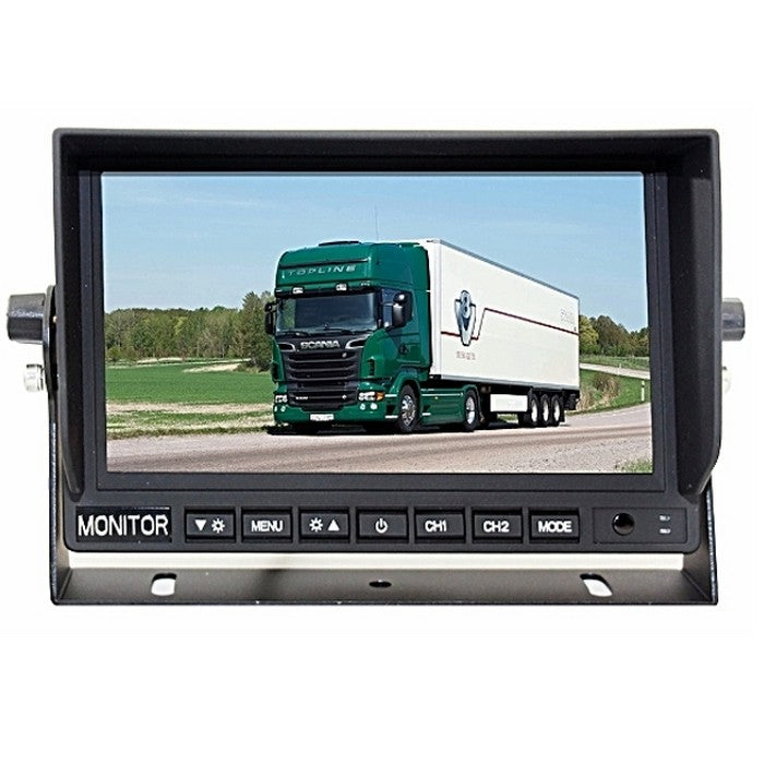 Mongoose 7" Rear View Monitor - 3 Camera Input