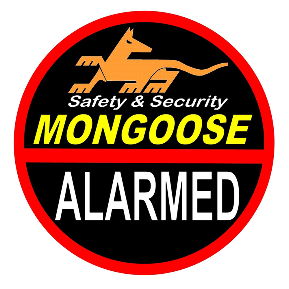 Set Of Two Mongoose Internal Window Stickers
