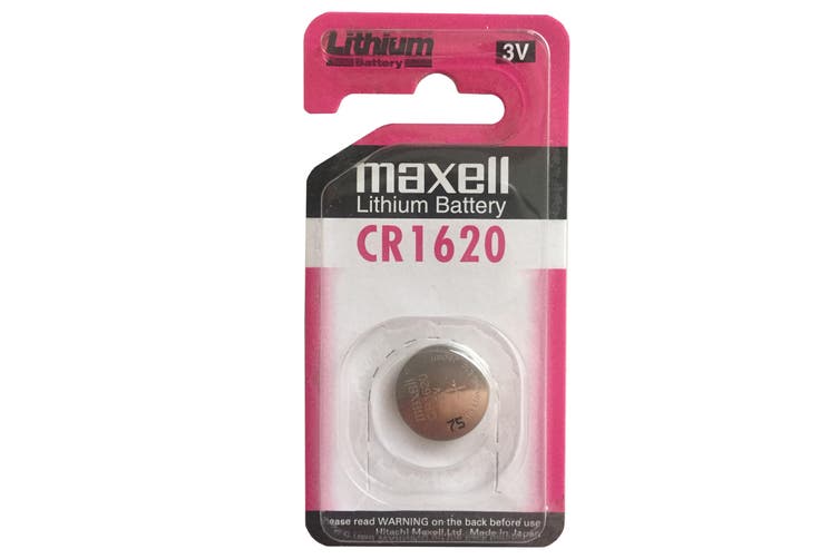 Maxell Lithium Batt Cr1620 3V Single Blister