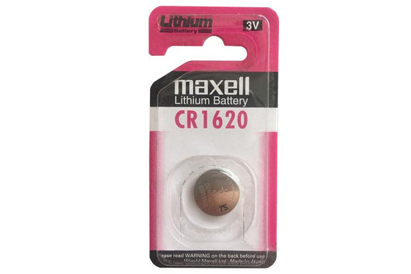 Pile lithium CR1620 Maxell - Blister (x1)