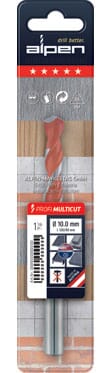 Alpen Series 172 Multicut Drill In Plastic Wallet,  8.0