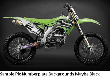 N-Style Ultra Radiator Shroud & Swingarm Decals Kx450F 12-14