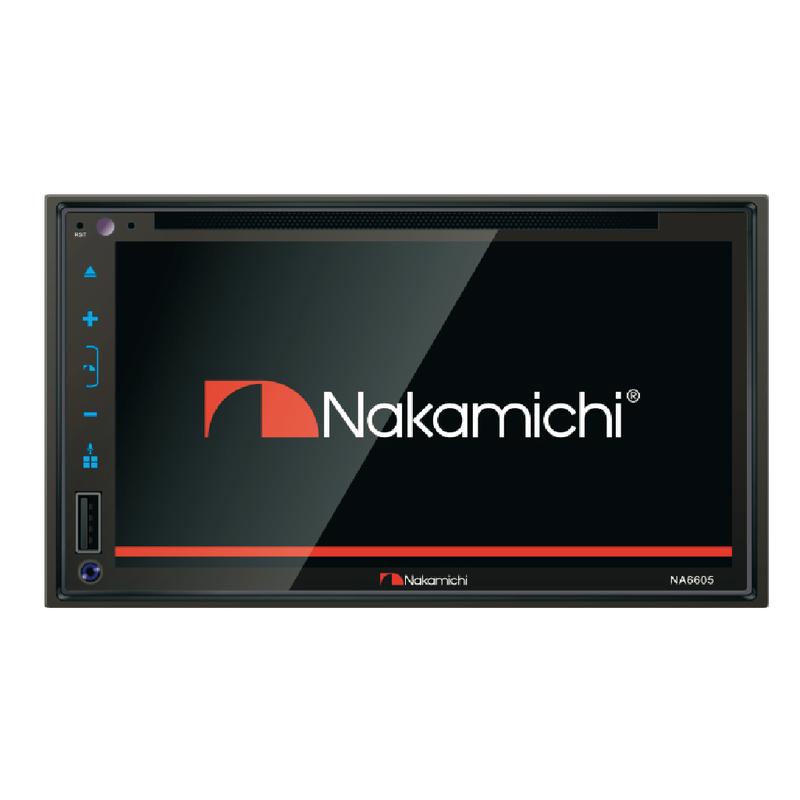 Nakamichi Head Unit Double Din 6.8" With Carplay / Android Auto With Dvd