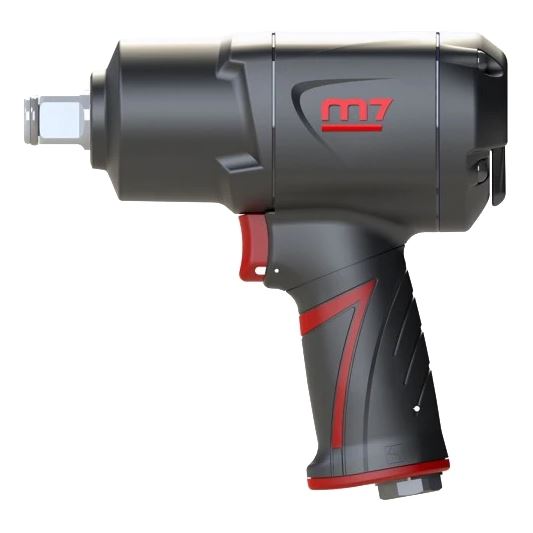 M7 Air Impact Wrench 3/4" Drive Twin Hammer Quiet 1400Ft