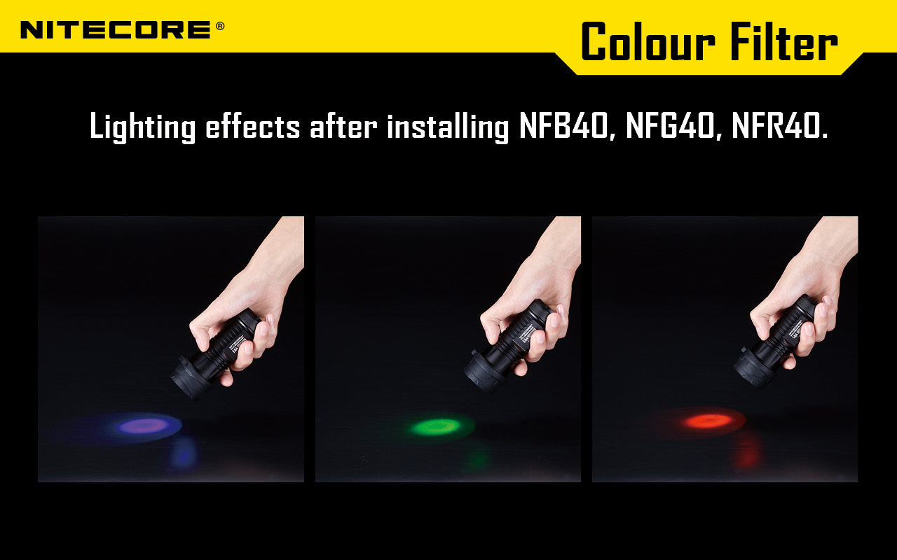 Nitecore Red Filter For 40Mm Flashlight