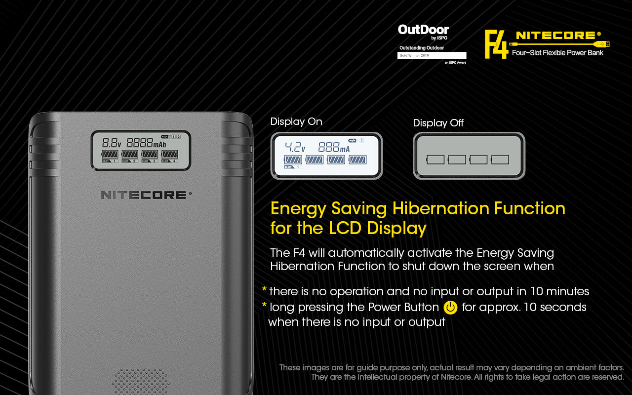 Nitecore Flexible Power Bank And 18650 Battery Charger