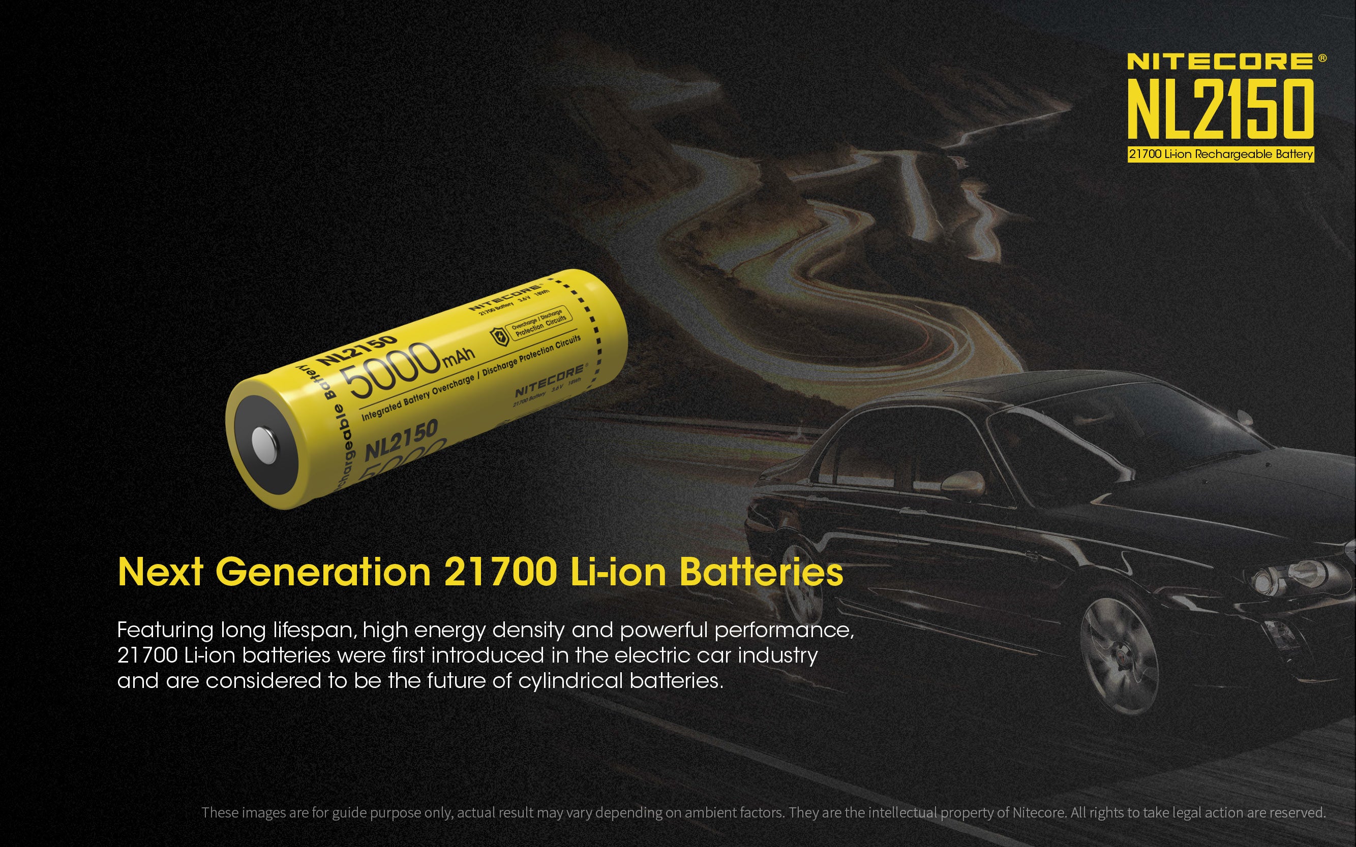 Nitecore 5000Mah Rechargeable Li-Ion Battery