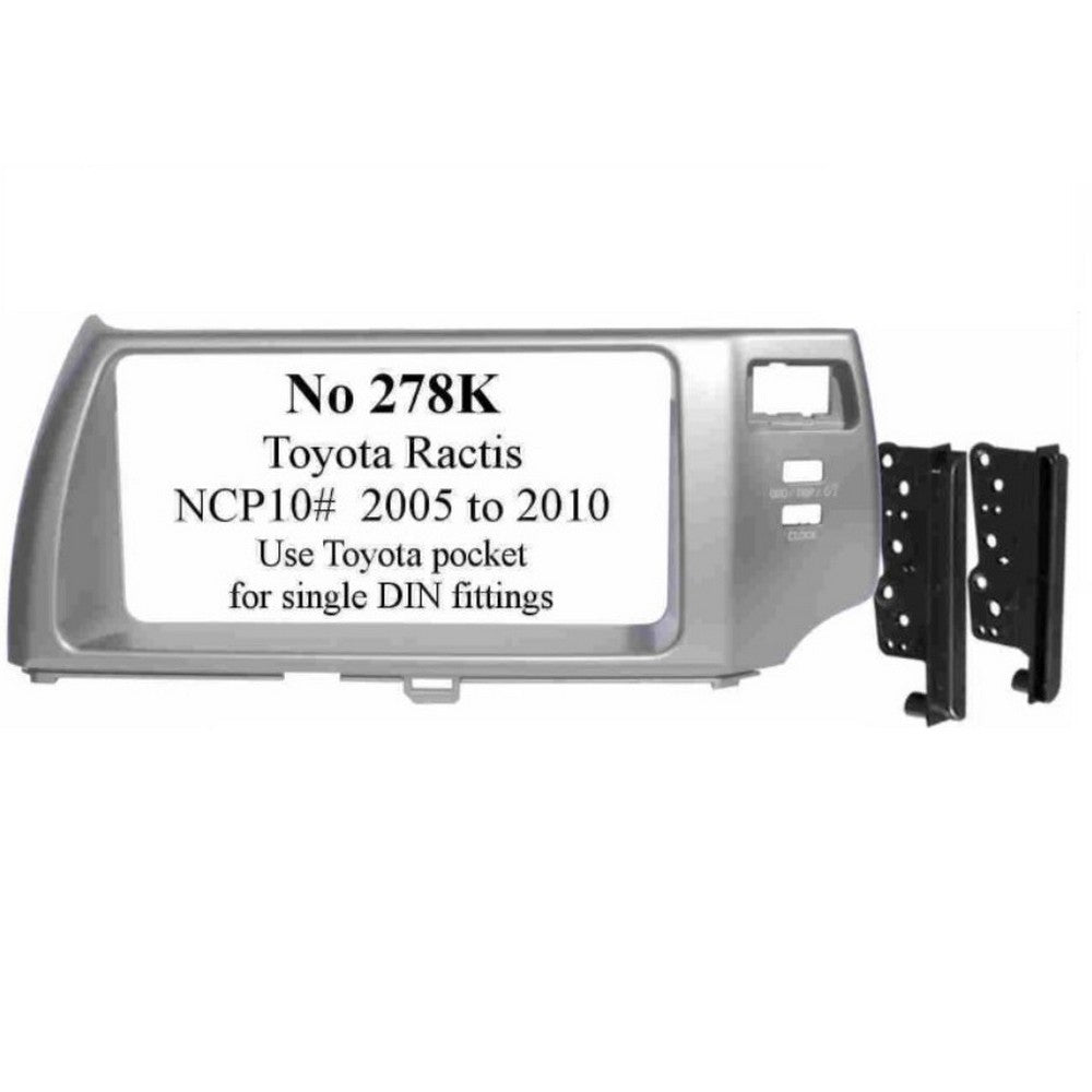 Fitting Kit Toyota Ractis 2005 - 2010 (Xp100)(Ncp10) (Silver)