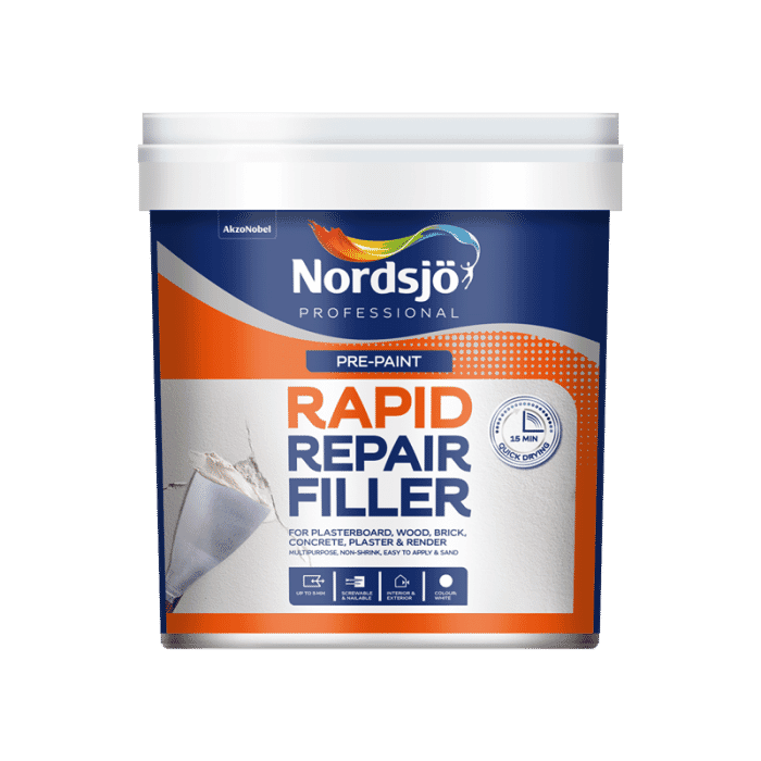 Nordsjo Professional Rapid Repair Filler 1Kg Pot