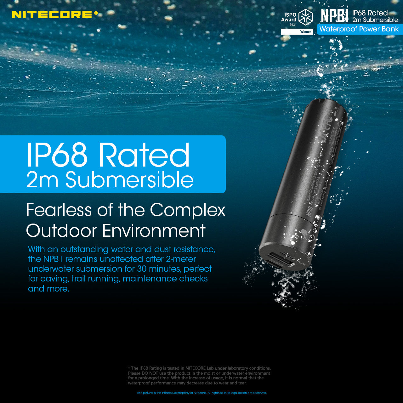 Nitecore 5000Mah Power Bank Waterproof