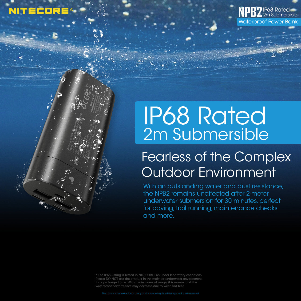 Nitecore 10000Mah Power Bank Waterproof