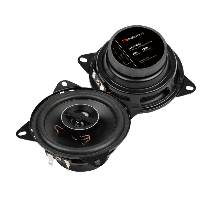 Nakamichi 4" 2 Way Coaxial Speakers Pair 130W