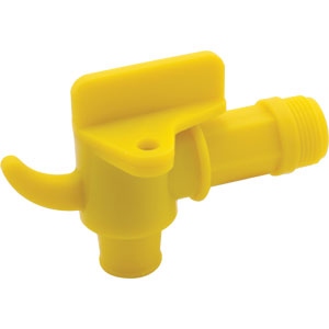 Groz Lockable Plastic 20L / 208L Drum Tap