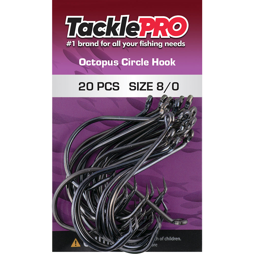 Tacklepro Octopus Circle Hook 8/0 - 20Pc