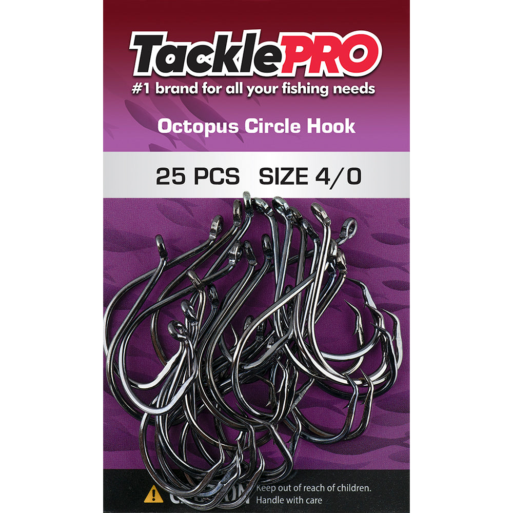 Tacklepro Octopus Circle Hook 4/0 - 25Pc