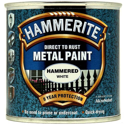 Hammerite Hammered 250Ml White