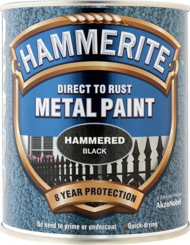 Hammerite Hammered 750Ml Black