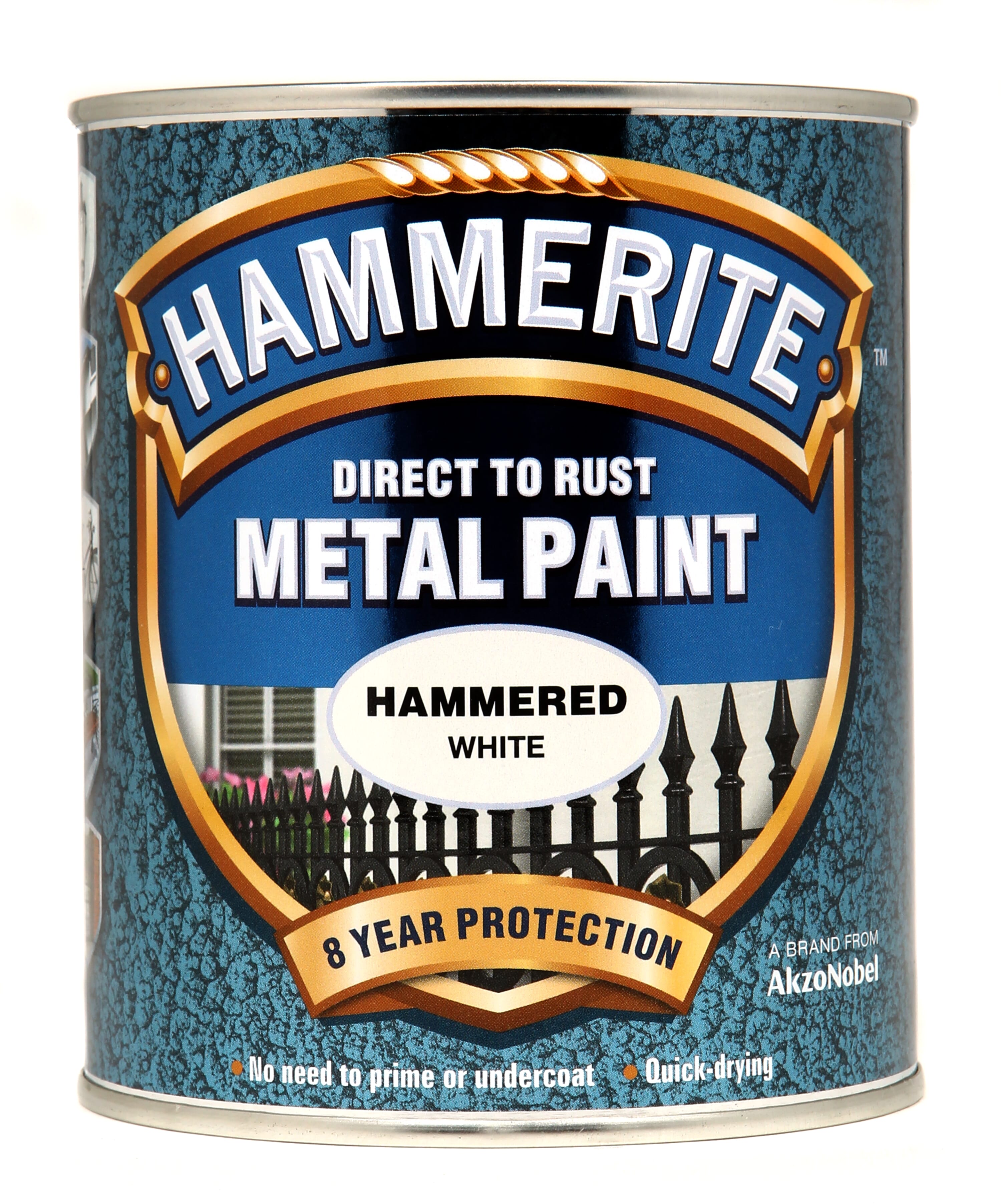 Hammerite Hammered 750Ml White
