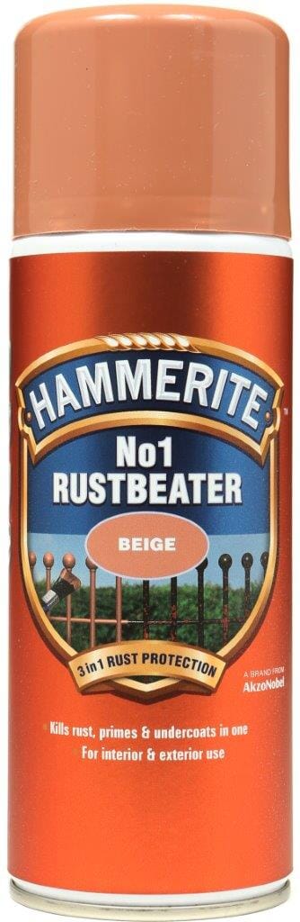 Hammerite #1 Rustbeater 400Ml Aerosol Beige