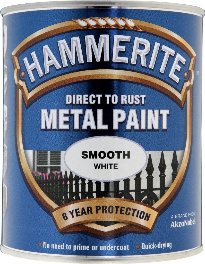 Hammerite Smooth 750Ml White