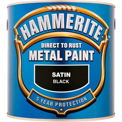 Hammerite Satin 2.5Litre Black
