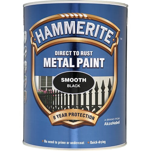 Hammerite Smooth 5Litre Black