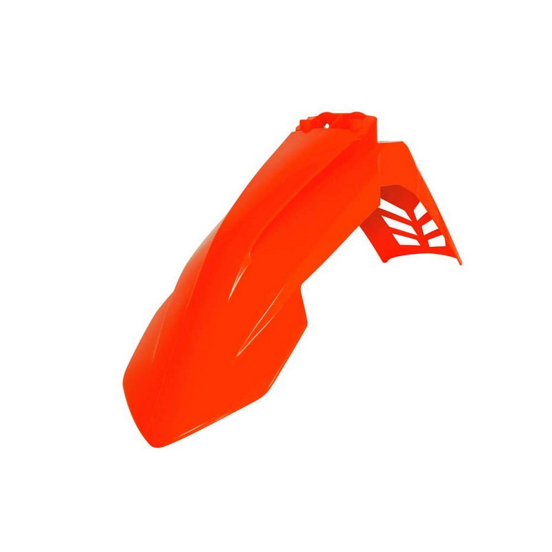 Front Fender Rtech Ktm Sx Sxf Xc Xcf 16-22 Exc Excf 17-22 Neon Orange